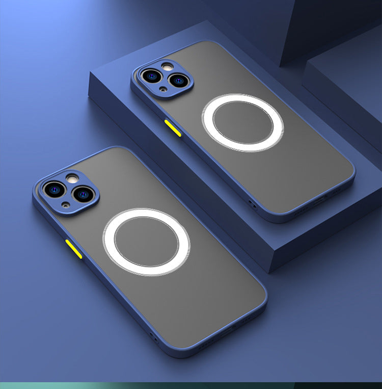 Couverture de protection de boîtier de téléphone mobile magnétique