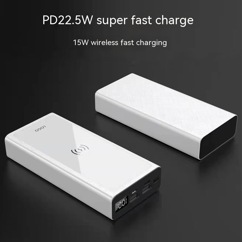Système de recharge rapide bidirectionnel Banque d'électricité sans fil de grande capacité Alimentation mobile