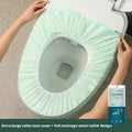 Couverture de siège de toilette jetable-vert-1 pièce
