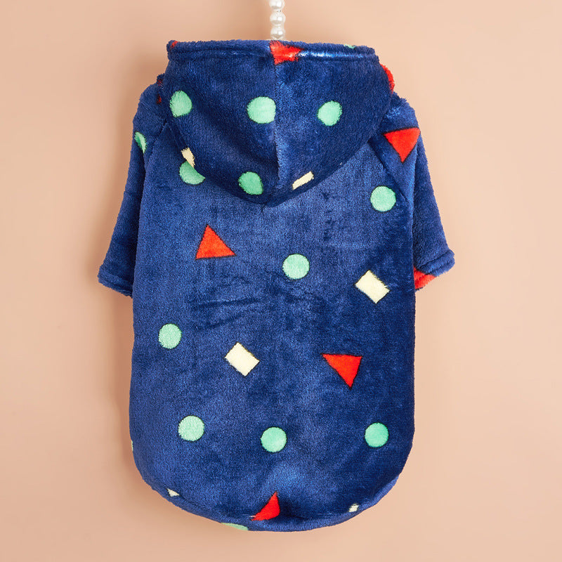 Manteau en peluche chaude pour petits chiens