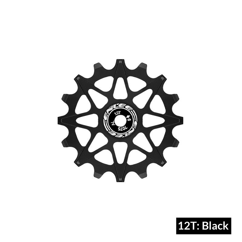 Positive derailleur and negative teeth