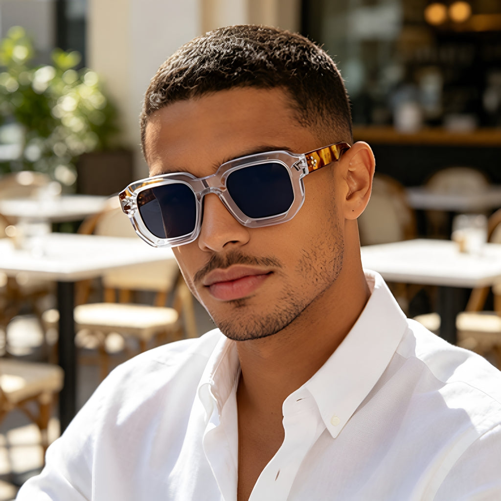 Lunettes de soleil European And American Fashion Box pour Homme