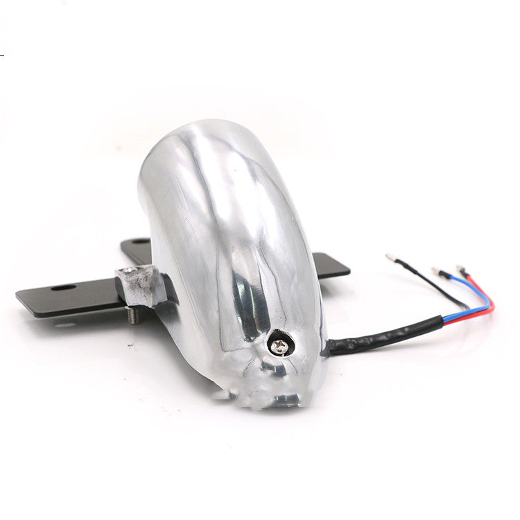 Moto modifié alliage d'aluminium poli Electroplating Lucas Taillight Lampe de frein