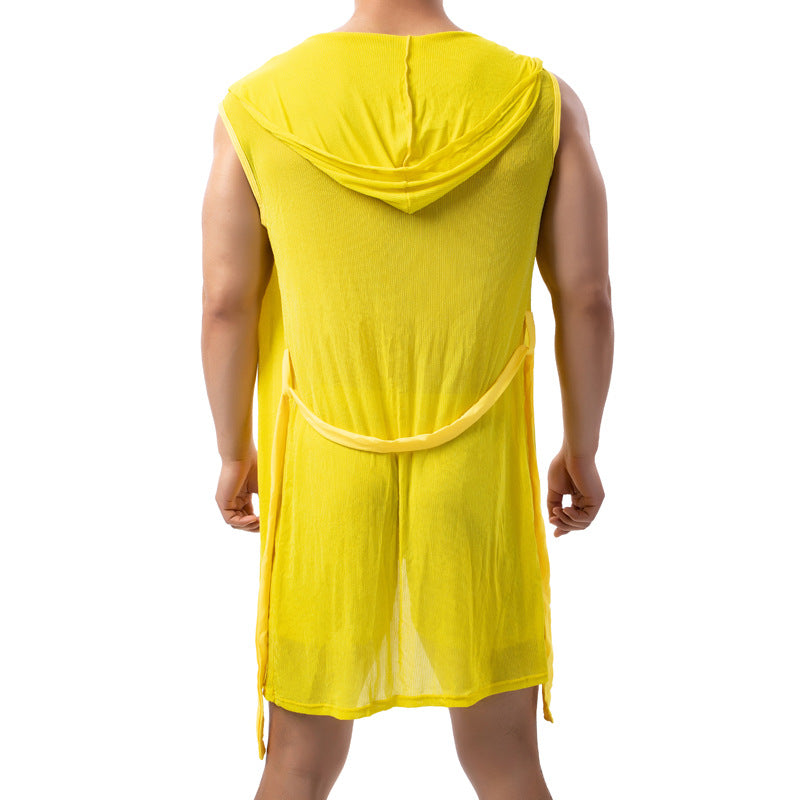 Or Dot peignoir hommes sexy manteau