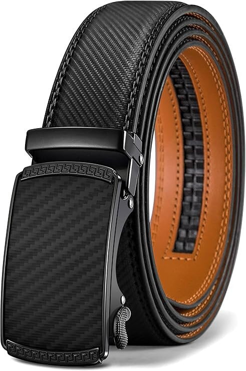 Ceinture en cuir pour hommes Cowhide polyvalente Automatic Buckle