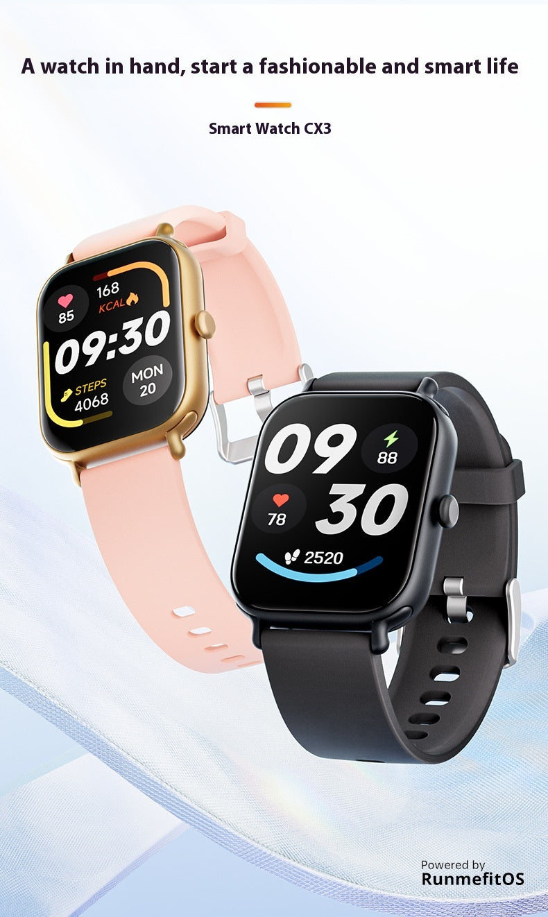 Intelligent Bluetooth Calling Sports Monitoring Watch Fréquence cardiaque haute précision Blood Oxygen Wat