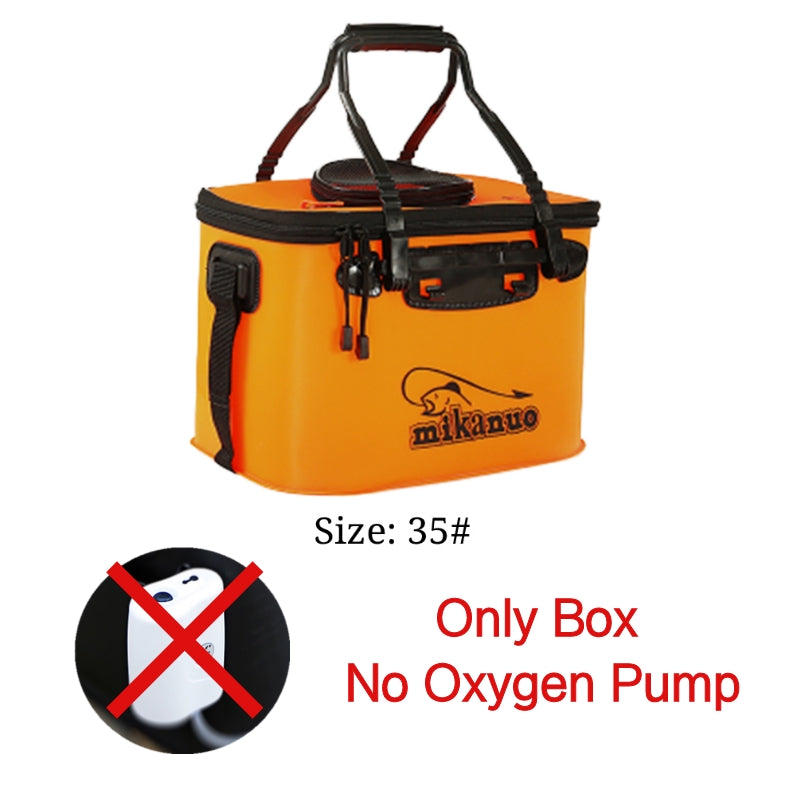EVA sac de pêche portable pliant Thicken Live Fishing Box Tank Bucket Camping Fishing Tack