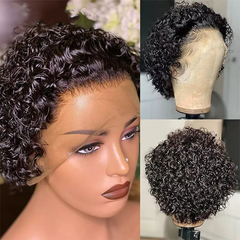Perruque en dentelle avant véritable coupe cheveux