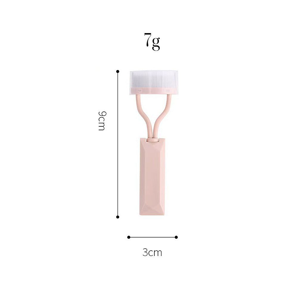 Pince à cils en acier inoxydable semi-arc portable