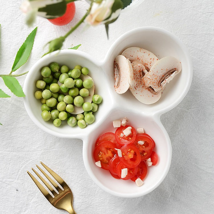 Sauce en céramique blanc pur Snack Bowl Assaisonnement