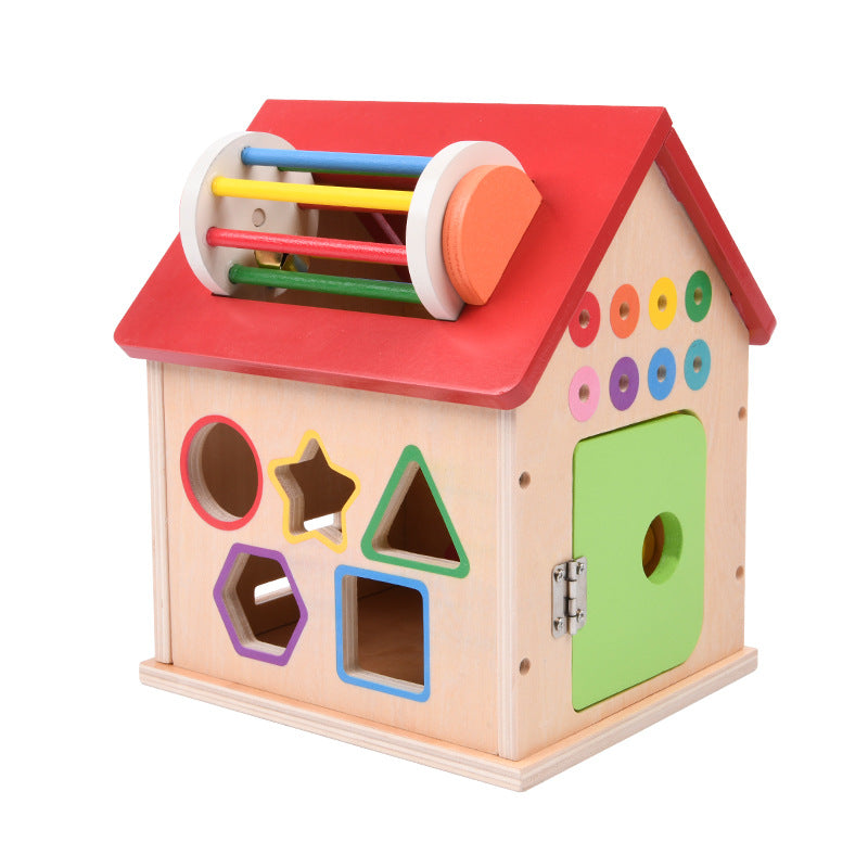 Jouet pédagogique en bois pour la petite enfance