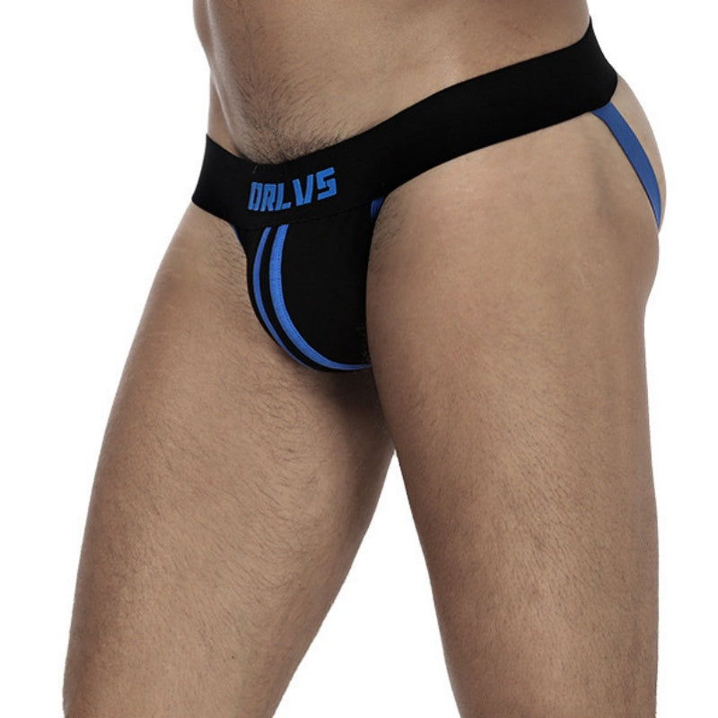 Sexy String Hommes faible taille Sexy double ceinture arrière vide