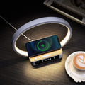Téléphone portable côté lit 10W Petite lampe de nuit sans fil à trois en un