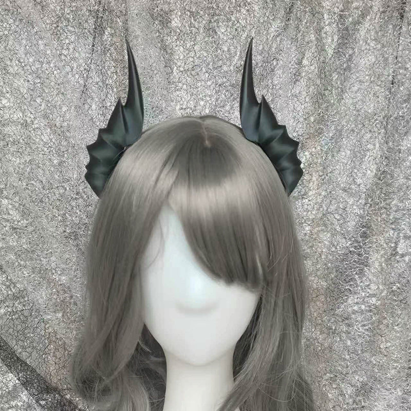 Simple Solide Couleur Dark Halloween Cheveux Accessoire
