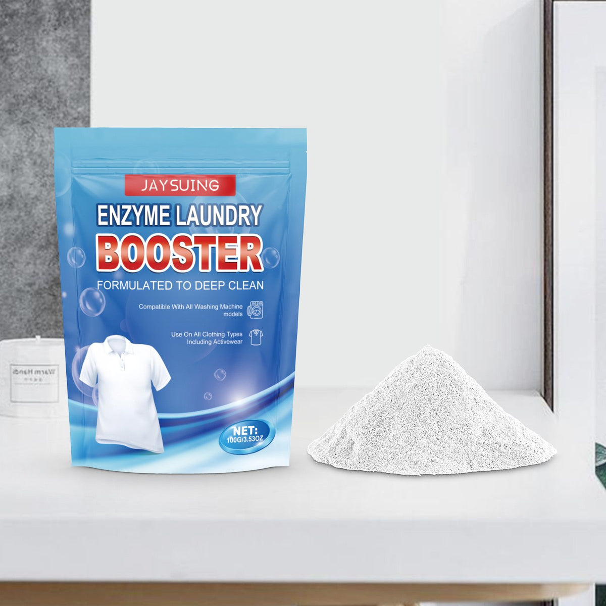 JAYSUING Enzyme booster de blanchisserie poudre