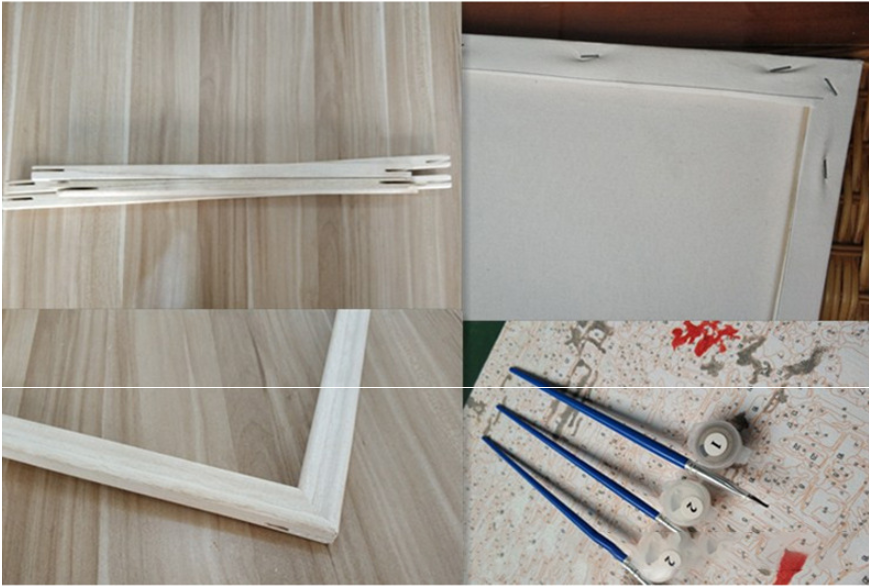 DIY peinture à l'huile numérique peinture à l'huile de tournesol