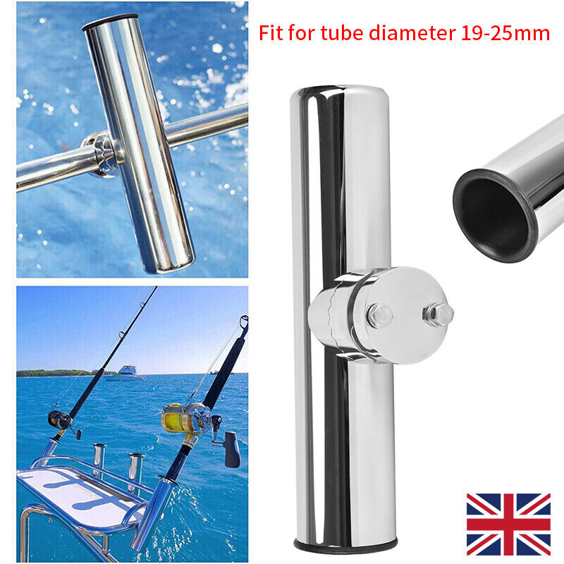 19-25mm Porte-rodes de pêche en acier inoxydable Rail Mount Rail pour bateau maritime UK