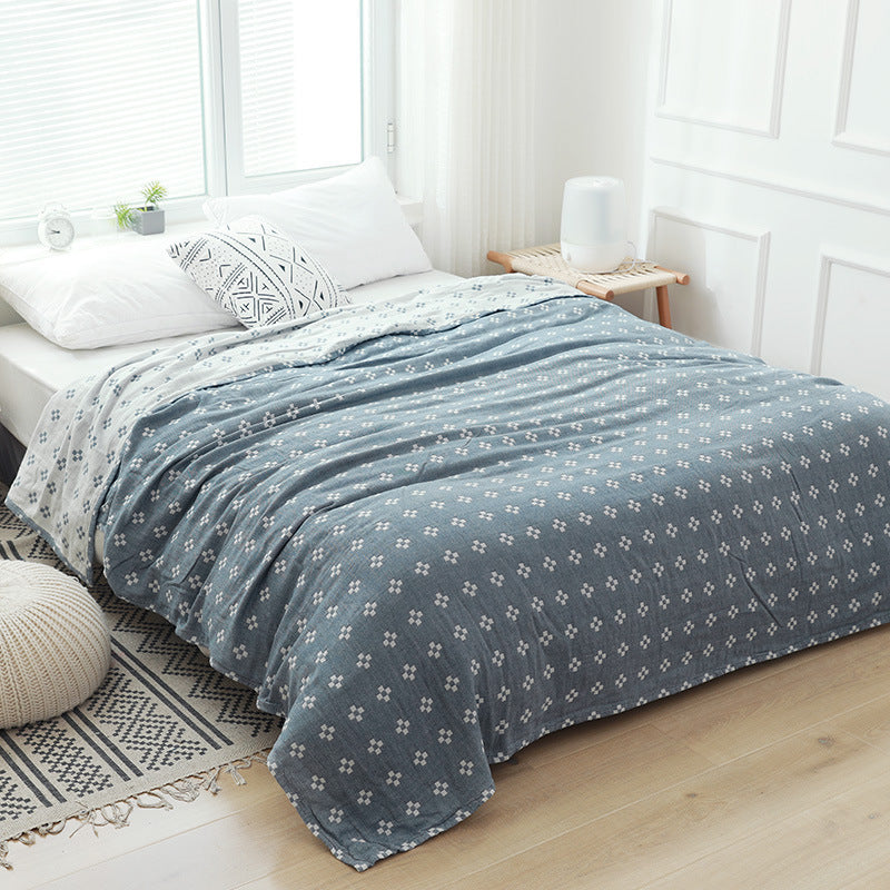 Cotton pur Gauze Double Air conditionné Couverture de patch