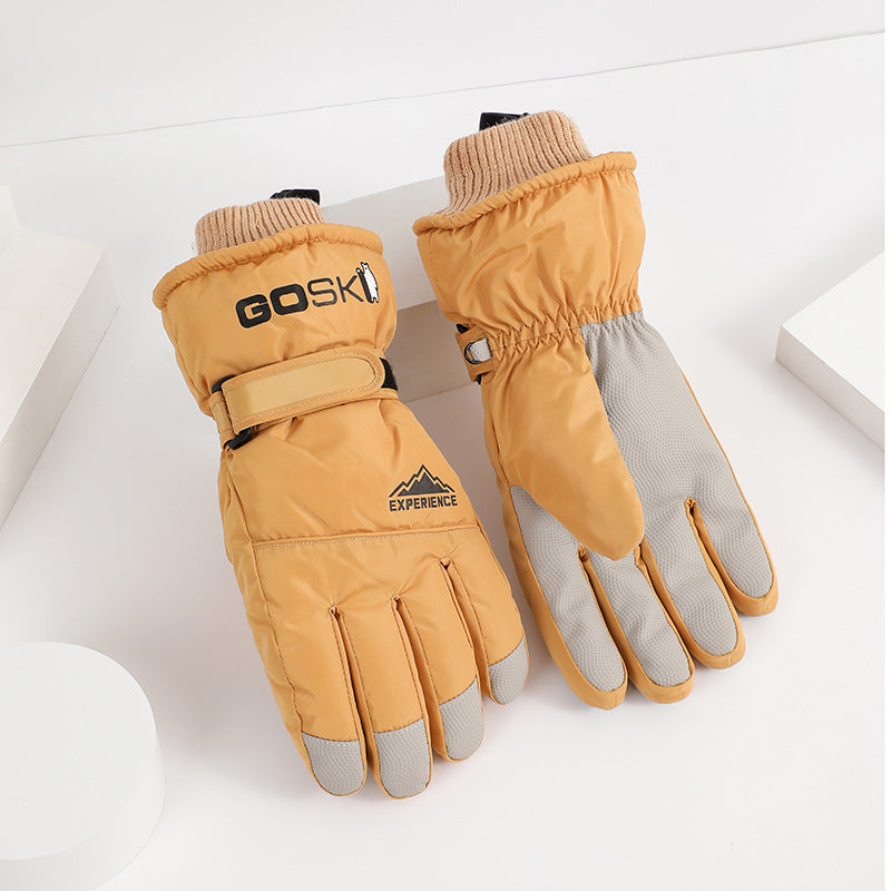 Gants imperméables à l'hiver Ski chaud Gants à l'épreuve du froid