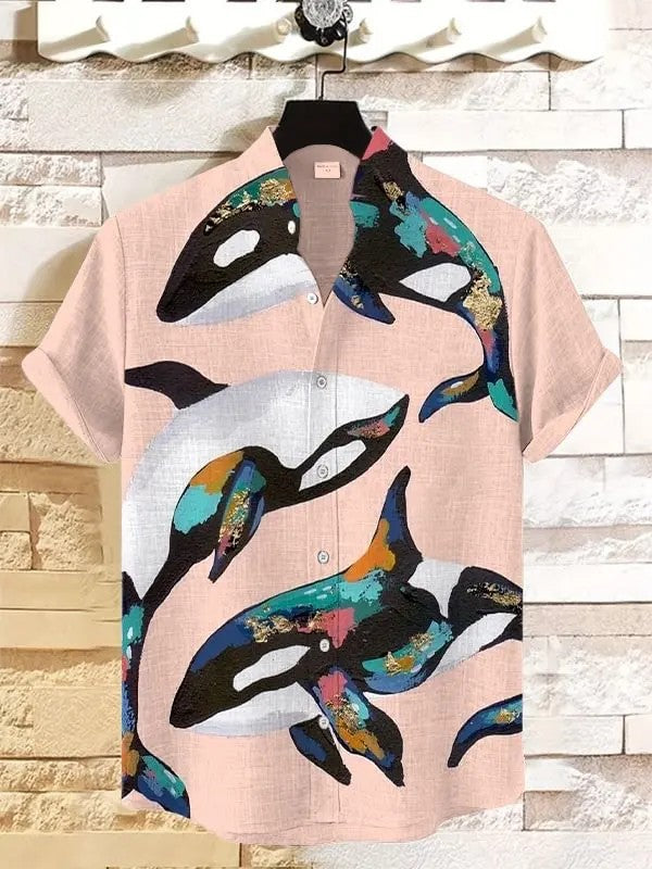 Chemise de plage 3D pour homme