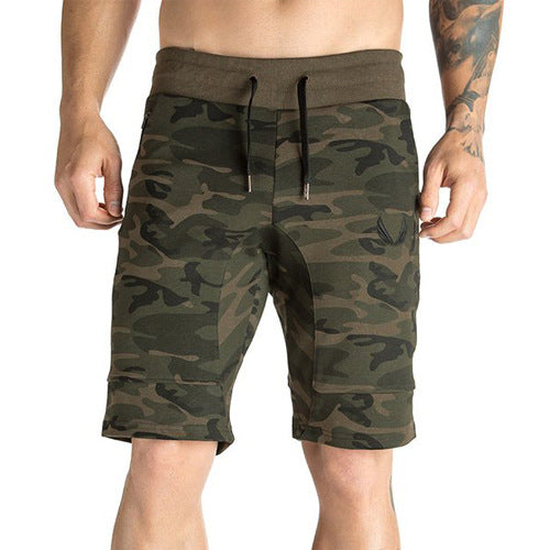 Camouflage respirant de fitness musculaire pour hommes en plein air