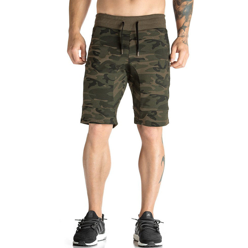 Camouflage respirant de fitness musculaire pour hommes en plein air