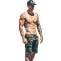 Camouflage respirant de fitness musculaire pour hommes en plein air