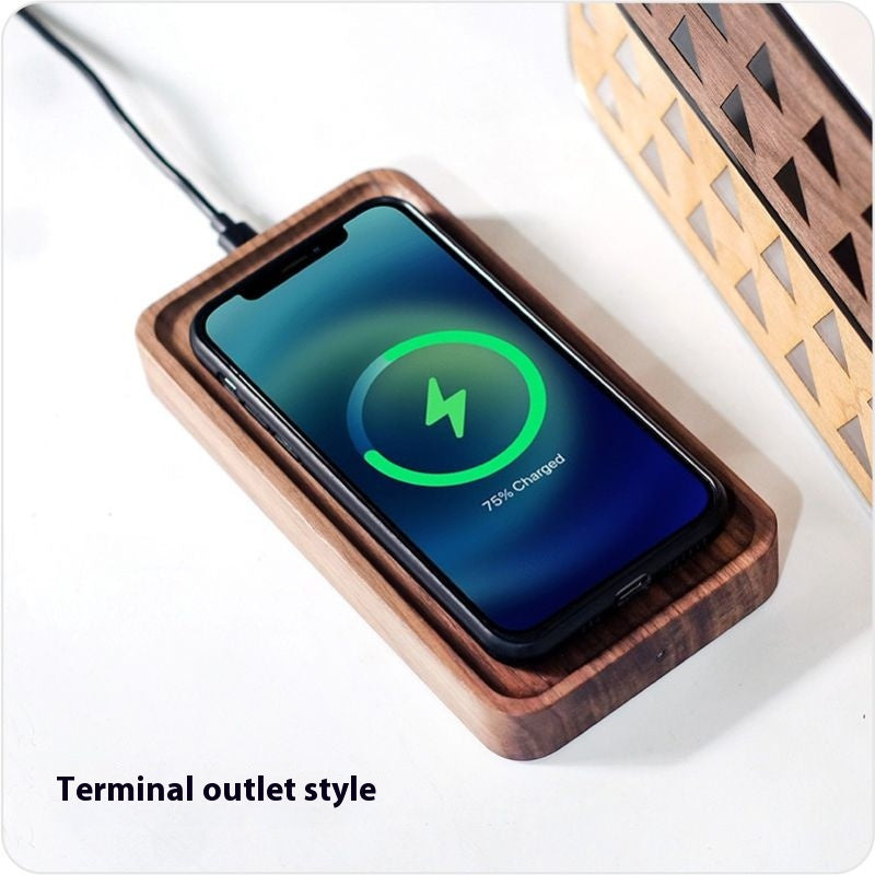 Chargeur sans fil sans fil sans fil 15W noir créatif