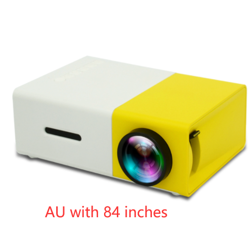 Projecteur portable 3D Hd Led Home Théâtre Cinéma HDMI compatible avec Usb Audio Projecteur Yg300