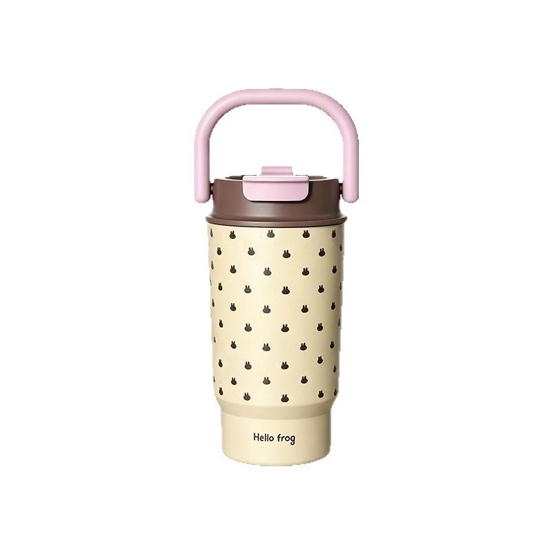 Dual-use straw water bottle