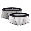 Sous-vêtements pour hommes minces respirant simple couche U Convex Boxer