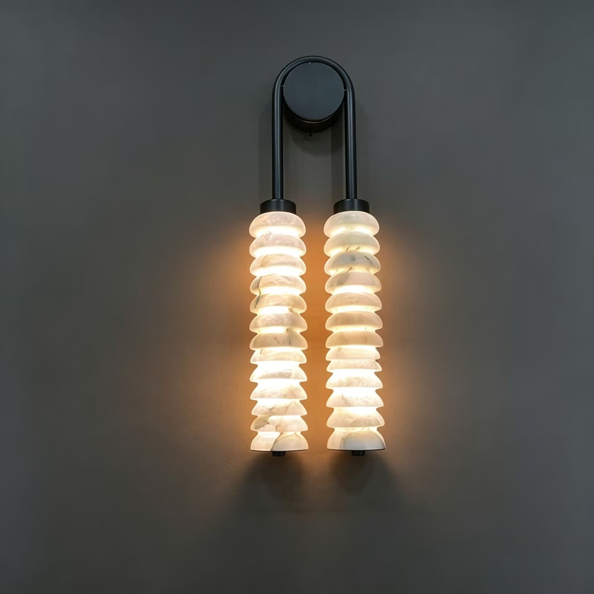 Lampe murale en marbre naturel de style français Light Luxury Living Room Lighting