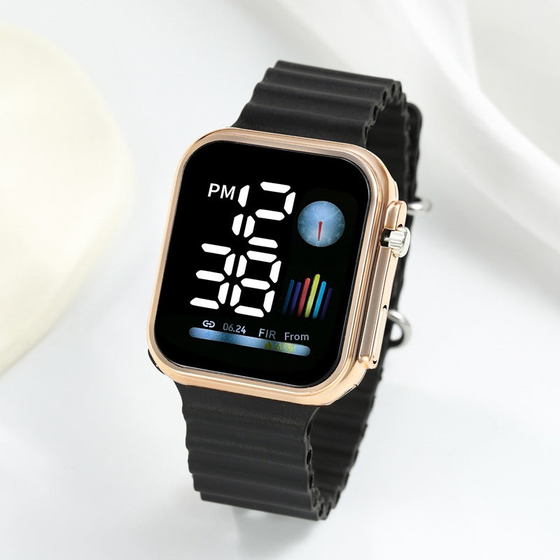 Une montre numérique élégante pour les étudiants qui suivent le temps