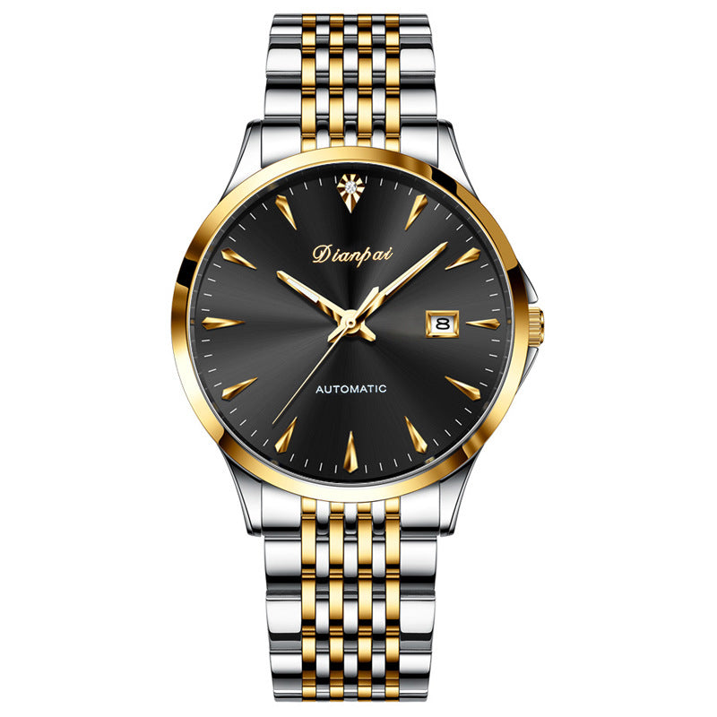Men's Automatic Mechanical Watch with Simple Dial