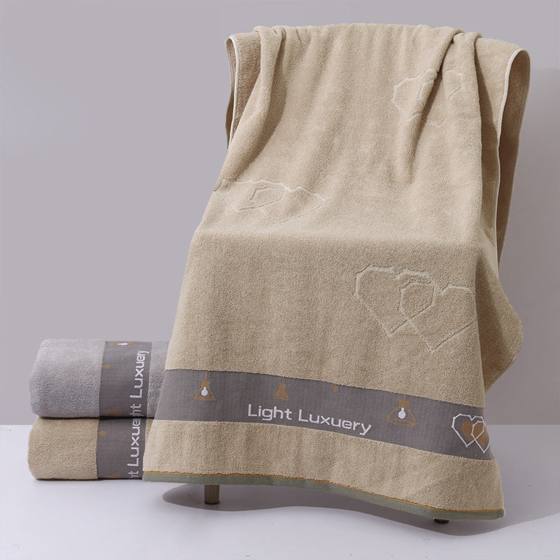 Serviette de bain surdimensionnée tout coton