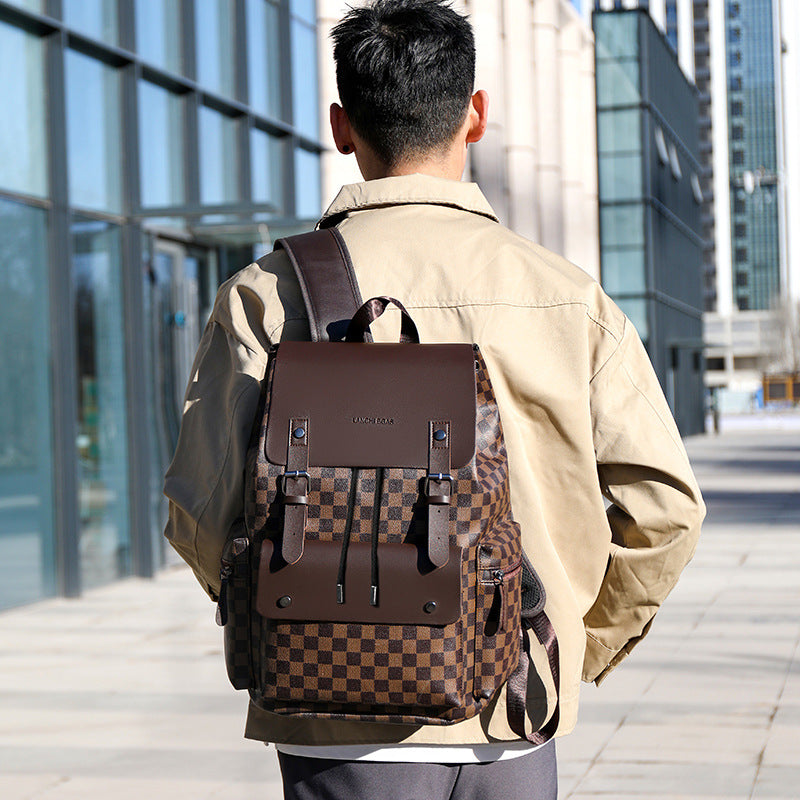 Sac à dos Hommes Plaid Commute Travailleur de bureau de loisirs