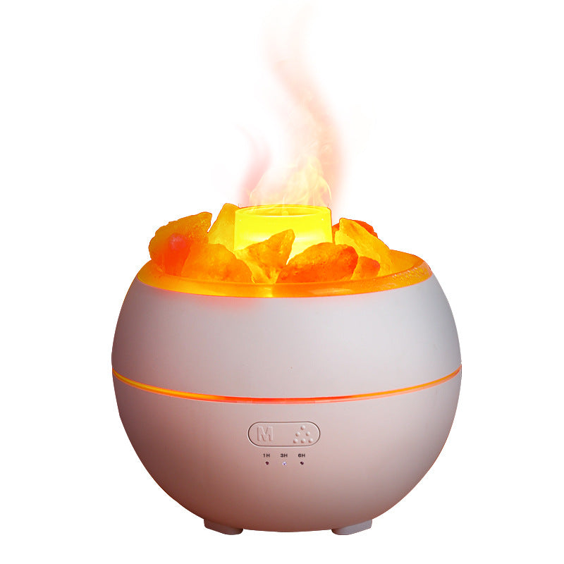 Simulacre de pierre de sel Flame Aromathérapie Machine