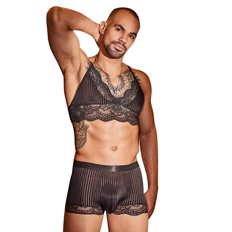 Couvercle en dentelle pour hommes