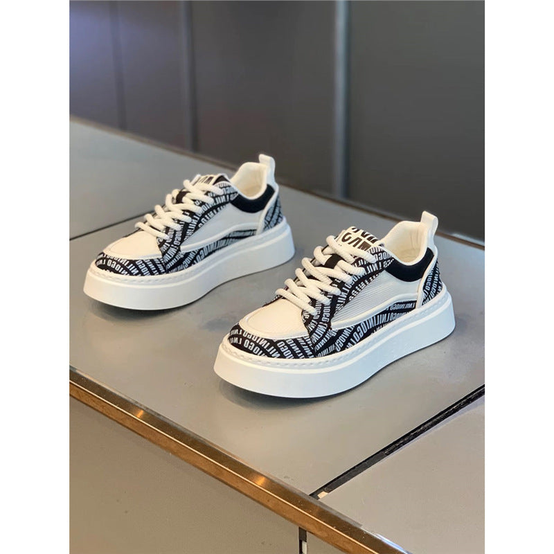 Bas épais résistant à l'usure Board Shoes Breathable Mode Casual Sneaker