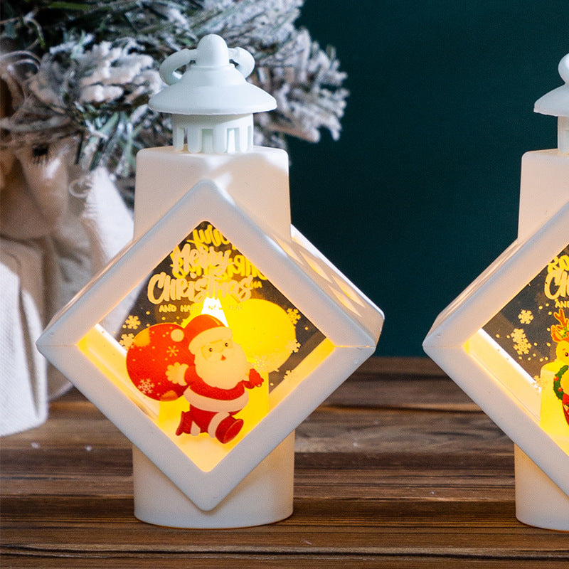 Fournitures de décoration de Noël Lampe à Vent Créative Scene Layout Props Party Desktop Decorati