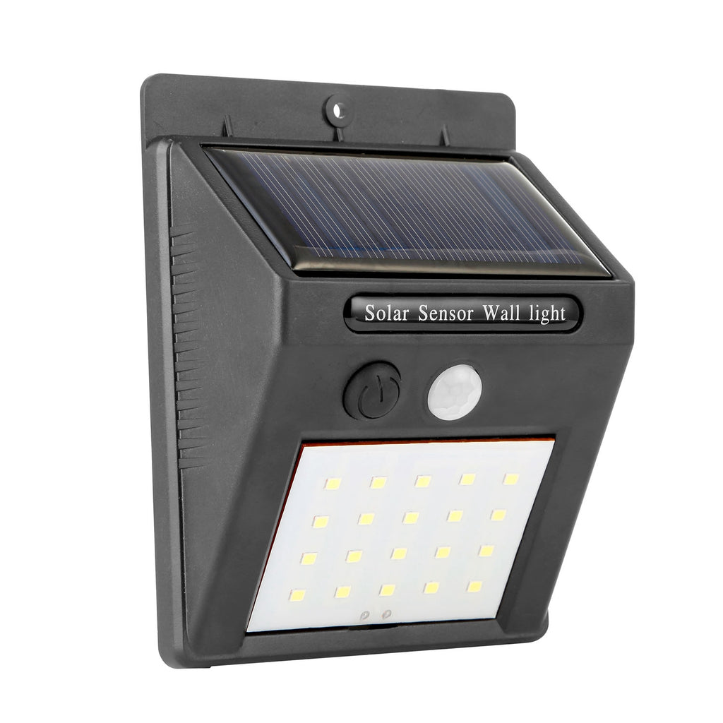1Pc Solar Light 20 LEDs Outdoor PIR Motion Sensor Lights IP65 Waterproof 120 Degree Sensin