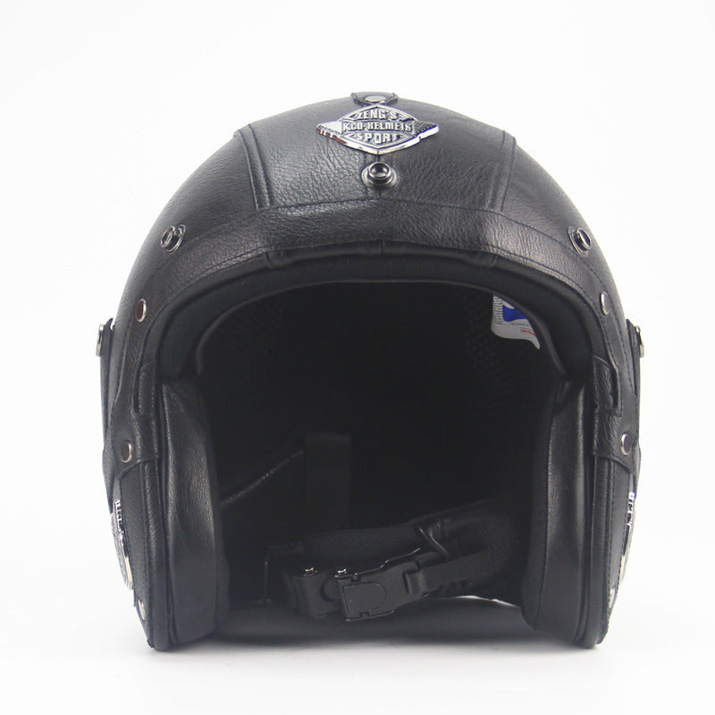 Casque moto rétro 34
