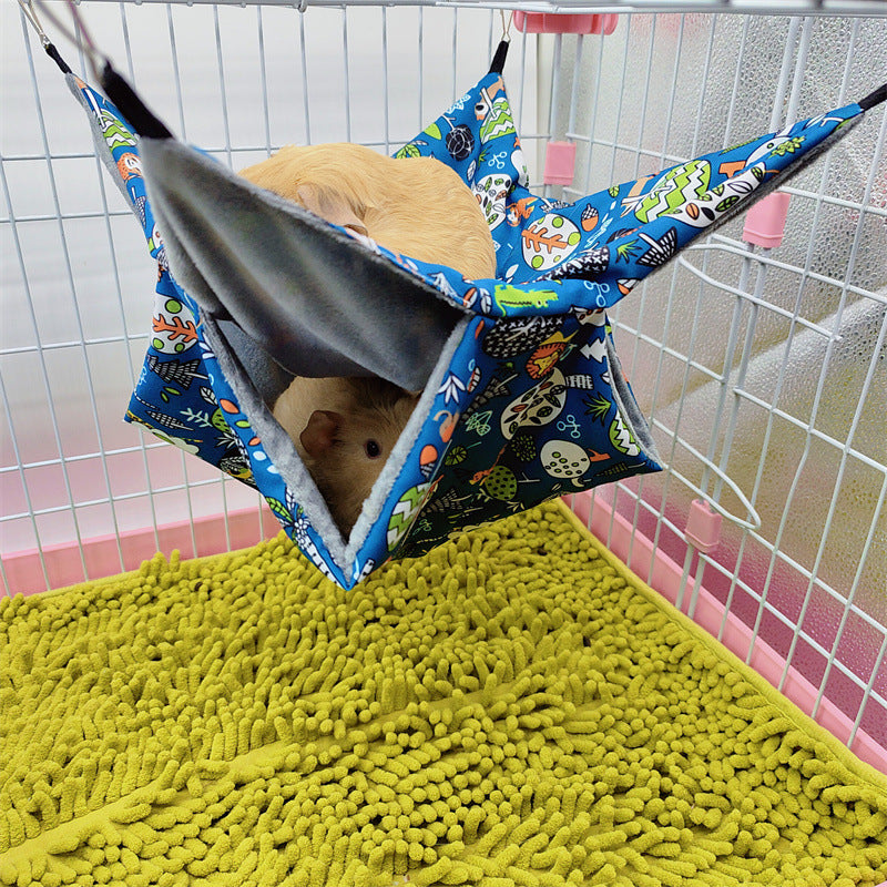 Chaud double couche Sandwich Hammock Pet