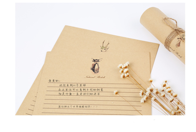 Papeterie Fawn Kraft