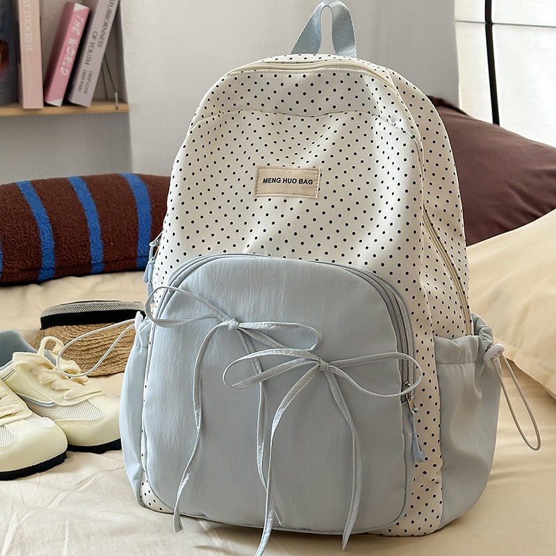 Sac à dos à pointes Preppy de style coréen