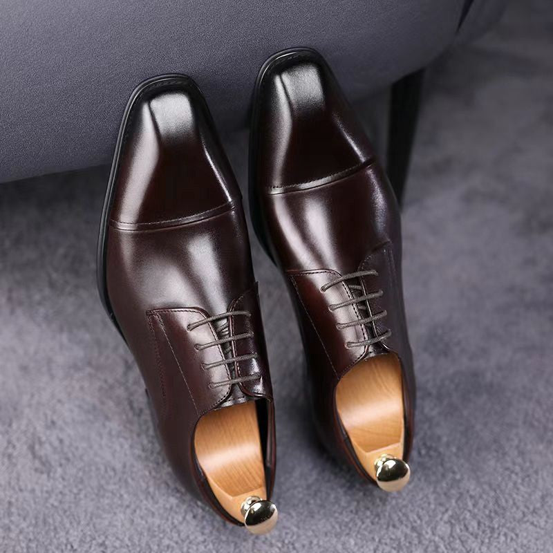 Chaussures en cuir classique Casual 3D pour moi