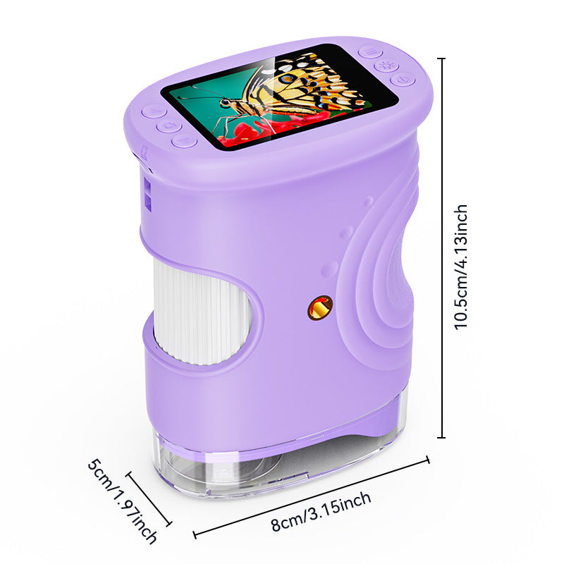 Exploration extérieure Microscope numérique portatif pour enfants