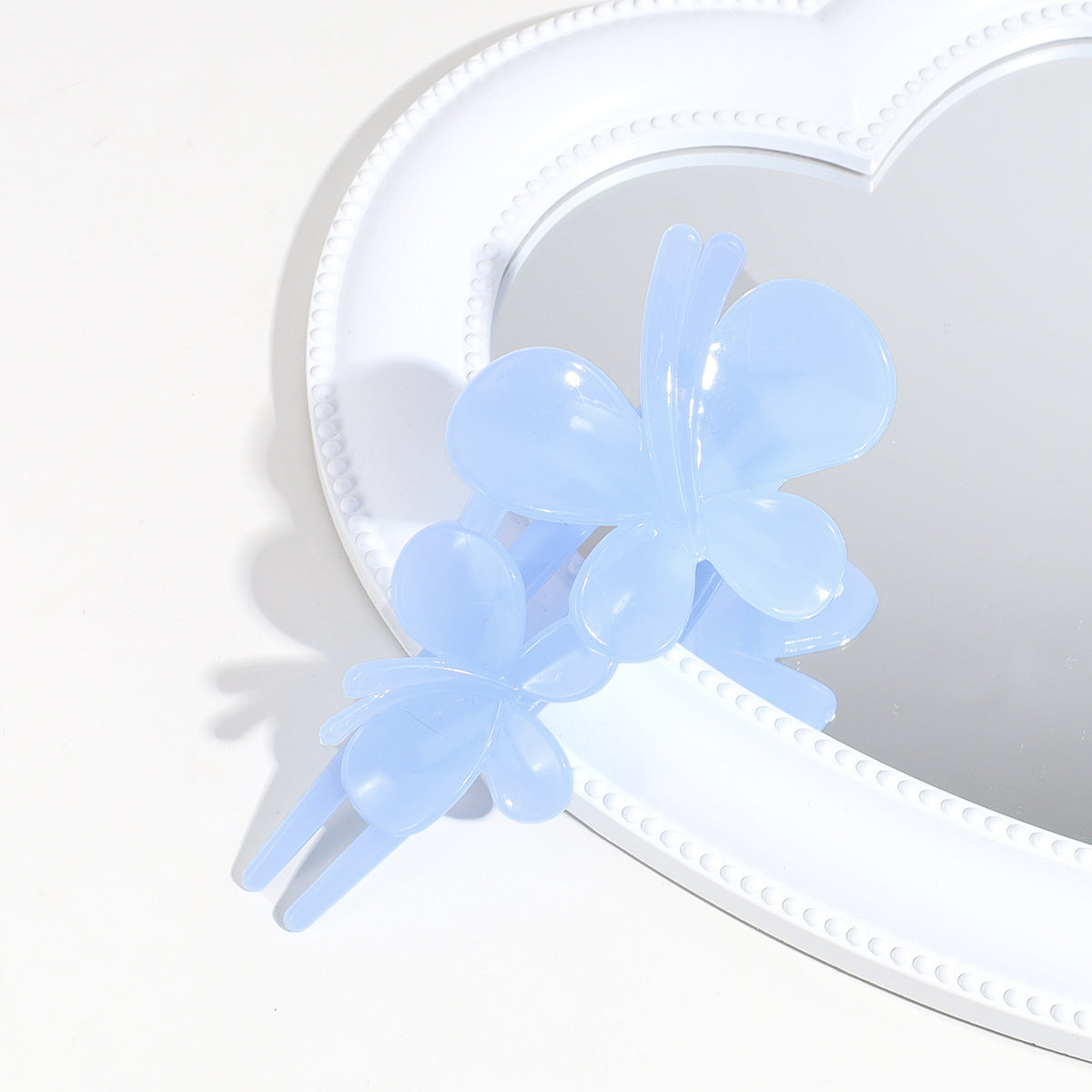 Sentez le papillon Clip Matte Texture après Barrettes