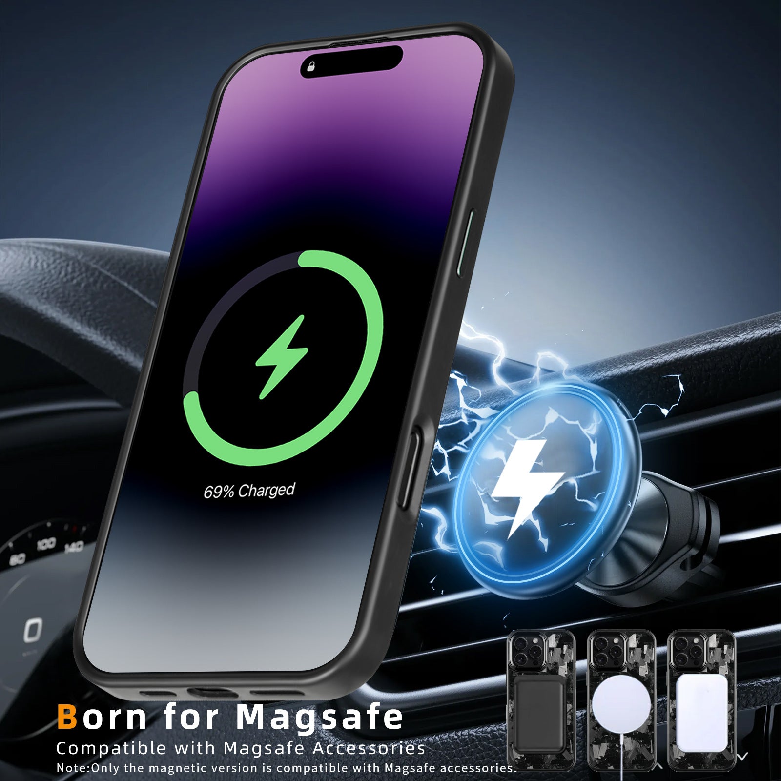 Structure métallique Forged Pattern Mobile Phone Protection Shell
