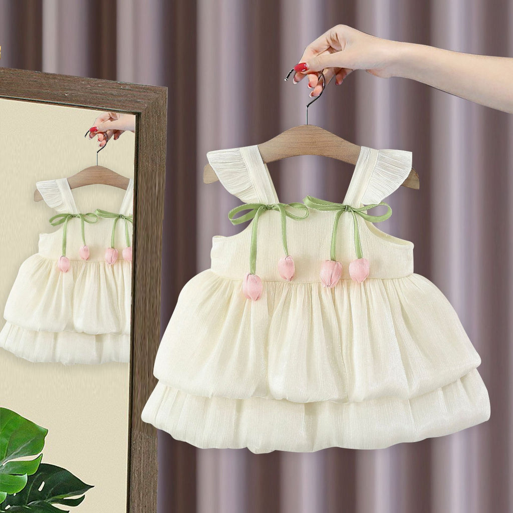 Robe princesse douce de style coréen pour enfants